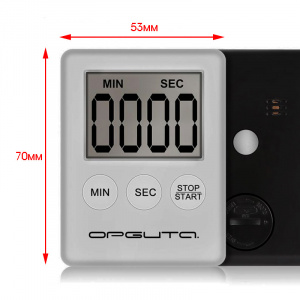 Орбита OT-HOM21 Серебро таймер-секундомер